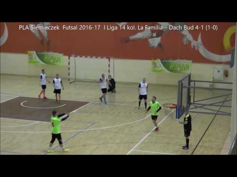 PLA Siernieczek  Futsal 2016 17  I Liga 14 kol  La Familia – Dach Bud 4 1 1 0