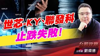 世芯-KY、聯發科，止跌失敗！｜台股攻略｜劉烱德 (圖)