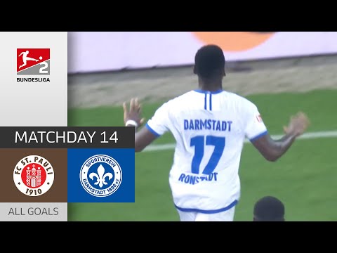 Contested draw | FC St. Pauli - Darmstadt 98 1-1 | All Goals | Matchday 14 –  Bundesliga 2 - 2022/23