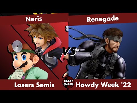 HOWDY WEEK 2022 - Neris (Sora, Dr. Mario) vs Renegade (Snake) Top 8 Super Smash Bros Ultimate