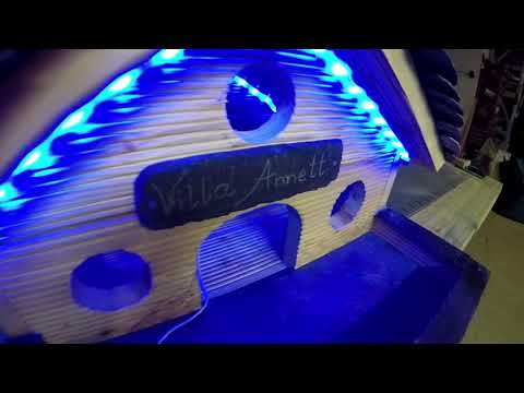 Vogelhäuschen mit wilder Schieferdeckung - Colorschiefer - Schieferdecker Wilde Deckung