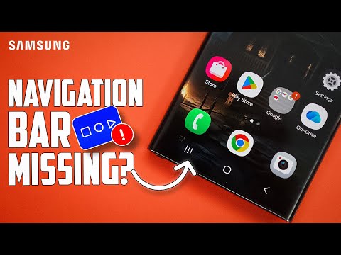 How to Fix Samsung Home Button Missing & Navigation Bar Gone | Quick Easy Solution