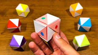 How To Make Paper Fortune Teller Dice - Fun & Easy Origami