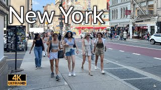 New York Walk [4K] : Mott and Canal Street Chinatown NYC