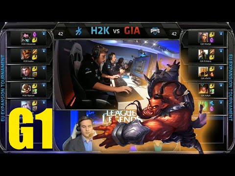 H2K Gaming vs GIANTS! | Game 1 Final Round 4 EU LCS Expansion Tournament | H2K vs GIA G1 50FPS