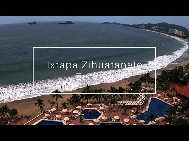 Live webcam view of Holiday Inn Ixtapa Pools and Beach