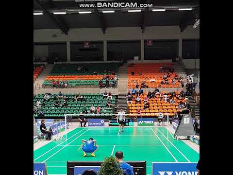 Japanese Player Don't Give up Despite the Pain !! Badminton Men Single Awesome Rally