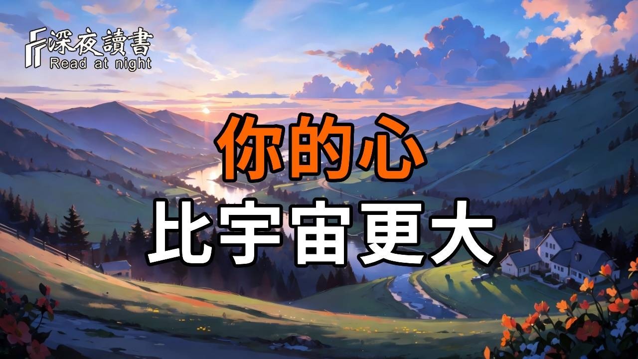 你的心比宇宙更大！智者大師「一念三千」，徹底顛覆你對心與世界的認知。【深夜讀書】#人生感悟 #正?