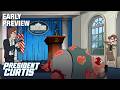 EARLY PREVIEW Press Conference Gone Awry President Curtis Adult Swim
