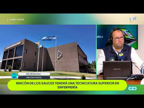 #conectadosrtn WÁLTER ERDOZAIN, DIRECTOR HOSPITAL ZONAL DE RINCÓN DE LOS SAUCES - TEC. EN ENFERMERIA