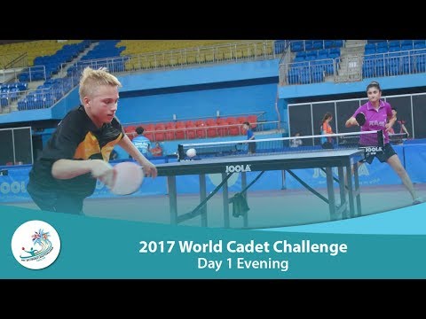 ITTF World Cadet Challenge: Day 1 Evening