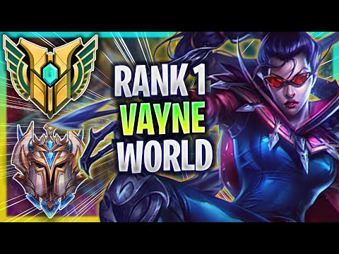 RANK 1 VAYNE TOP in THE WORLD! - RANK 1 VAYNE TOP GAMEPLAY! | RANK 1 VAYNE GUIDE
