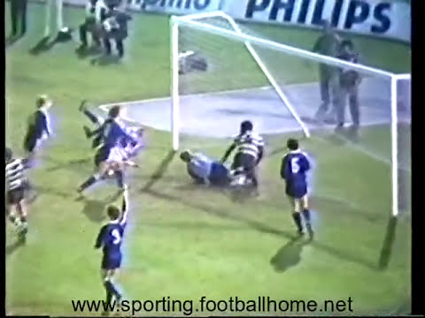 Sporting - 2 x Dinamo Minsk - 0 de 1984/1985 