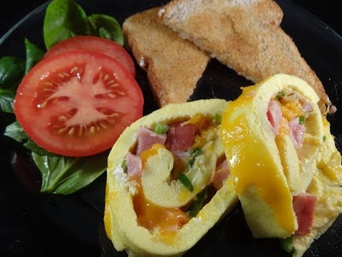 Ham and Cheese Omelet Roll -with yoyomax12