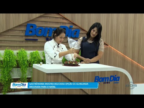 Gastrônoma mostra deliciosa opção de guirlanda decorada para o Natal 01 12 2022