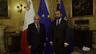 Встреча министра иностранных дел Армении и президента Мальты