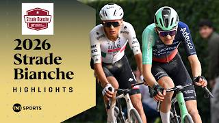MASTERCLASS IN TUSCANY! 👑 | Men's Elite Strade Bianche 2026 Race Highlights | TNT Sports Cycling