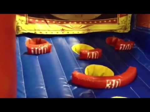 Skee Roll Skee Ball Inflatable Game - Big Skee Roll Game Rental