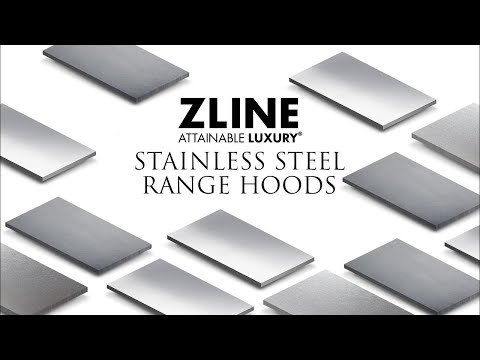 ZLINE Luxury Stainless Steel Range Hood Collection Video