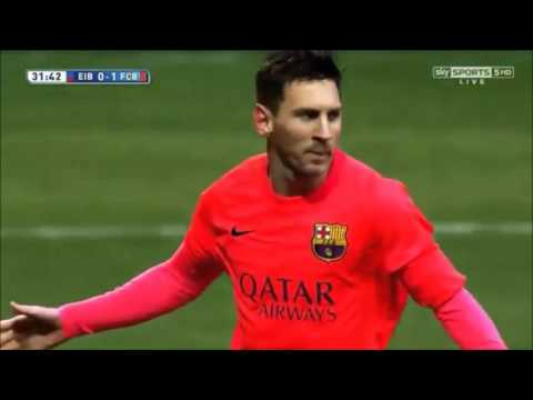 Messi vs Eibar Away 14-15