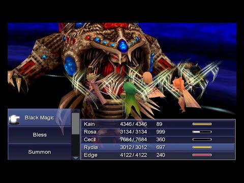 Final Fantasy IV [PC] Playthrough #040, Final Boss: Zeromus; Final Scenes and Credits