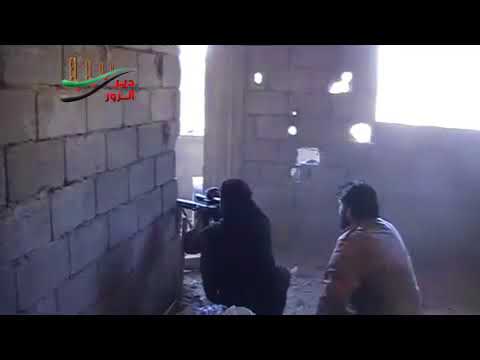 قنص عناصر النظام المتمركزين في حي المطار القديم من قبل كتيبة جنود بيت المقدس في دير الزور