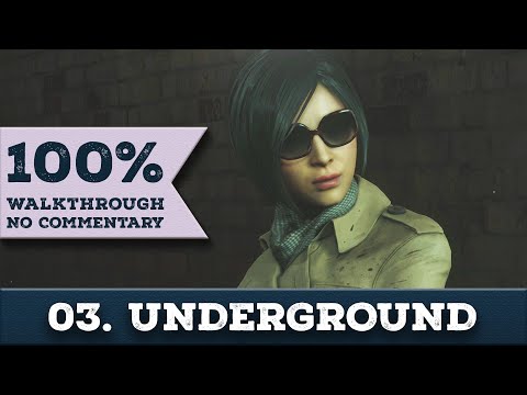 Resident Evil 2 Remake Walkthrough - LEON A (Hardcore,No Damage,100%) part 3 UNDERGROUND
