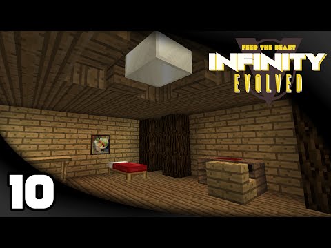 Infinity Evolved - Ep. 10: Building a Bedroom | FTB Infinity Evolved Expert Mode