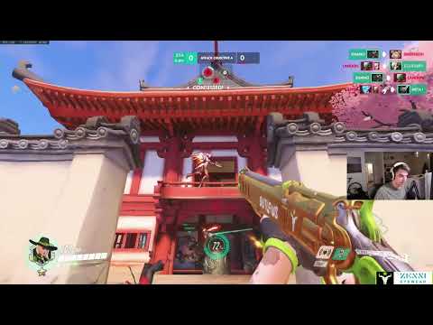 JAKE INSANE ASHE GAMEPLAY OVERWATCH SEASON 32 TOP 500