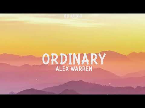 Alex Warren - Ordinary (8D Audio)