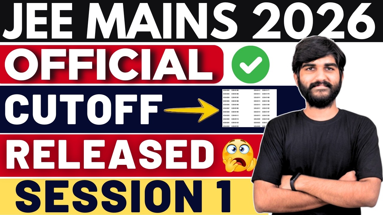 JEE Mains 2026 Cut-Off Category Wise✅🔥| Cut off JEE Main 2026 | JEE Result 2026 |Marks vs Percentile