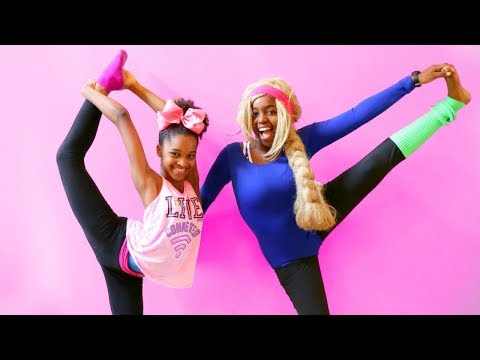 GYMNASTICS CHALLENGE PART 2! - Shasha And Shiloh - Onyx Kids