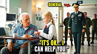 Maid’s Daughter Helped an Old Man Every Day — Until a General Walked In With 5 Military Officers