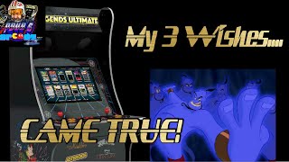 AtGames Legends Ultimate - Arcadenet, Bluetooth, 1000 Subscribers - Wishes Come True!