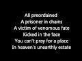 Rush-Freewill (Lyrics)