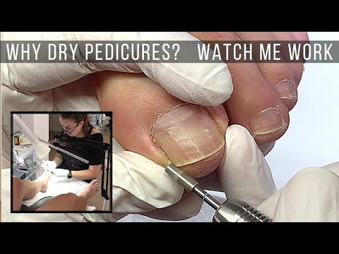 How I Do Dry Pedicures [Watch Me Work] 👣