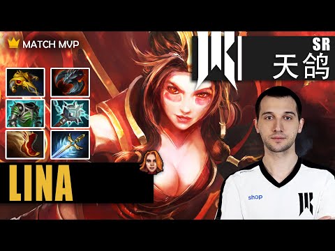Lina Safelane | SR.Arteezy | THE STRONGEST CARRY OF PATCH 7.32D EZ MMR | 7.32d Gameplay Highlight