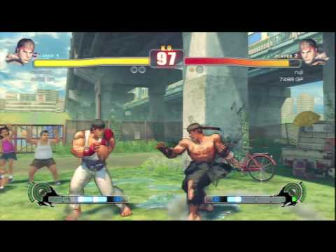 SFIV Online: Ryu (ME) vs Ryu TRUE-HD QUALITY