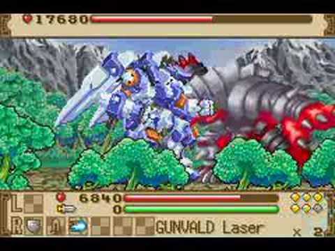 Summon Night Swordcraft Story 2 - Borgrim vs Gunvald