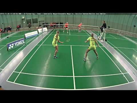 HBK - M-Turnering - Semi - Gabriella Bøje/Alexandra Bøje vs. Cecilie Sentow/Emilie Juul Møller