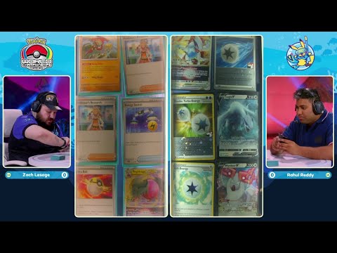 TCG Zack Lesage Vs Rahul Reddy 2024 Pokémon World Championships Swiss R12