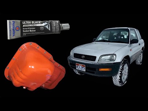 Oil pan gasket replacement 1997 Toyota RAV4 (episode 23)