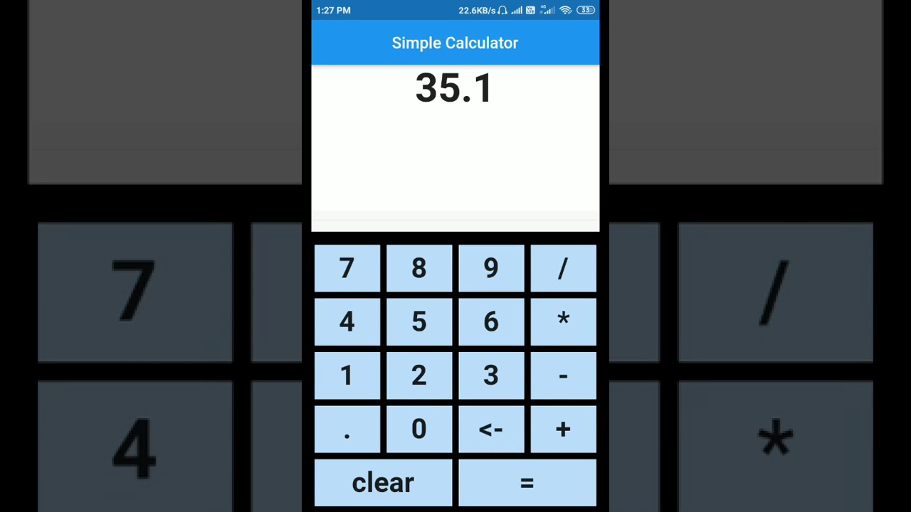 Flutter calculator app | Calculator GUI | app development for beginners | Source Code  | Github
