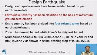 Earthquake resistant design philosophy-I