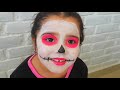 MAQUILLAJE DE CATRINA Halloween Para Niños Esqueletos