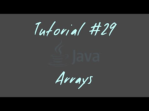 Tutorial #29 - Arrays - JAVA Anfänger