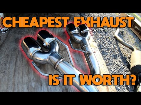 Putting The Cheapest Exhaust On My Lexus RC