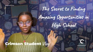 student vlog 🎓 how to find internships and explore opportunities to prepare for college apps