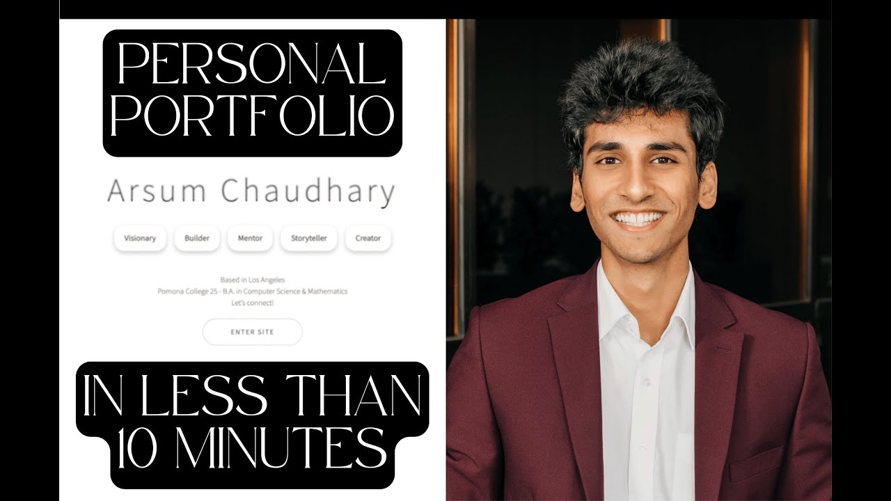 Build Personal Portfolio Using Github AND GoDaddy In Less Than 10 Minutes