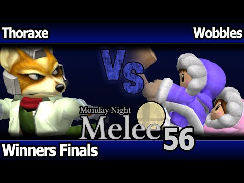 MNM 56 Melee - Thoraxe (Fox) vs PG FX | Wobbles (ICs) - Winners Finals